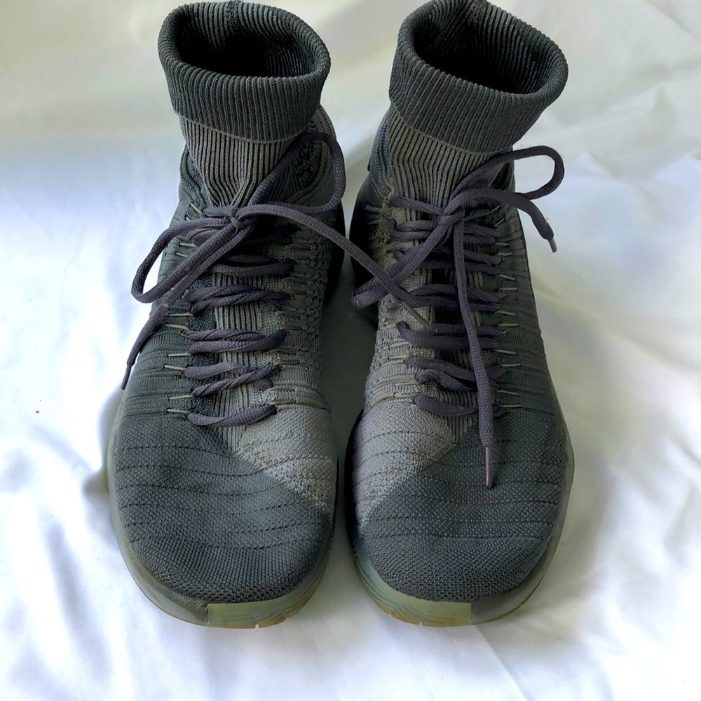 Nike Mens Air Zoom Hyperdunk Flyknit 2016 2 Toned Gray Size 14